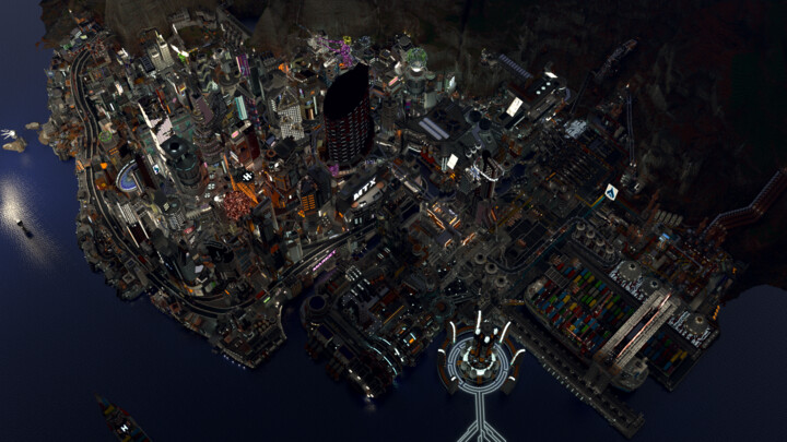 Cyberpunk City 2 by SPAWNRYS